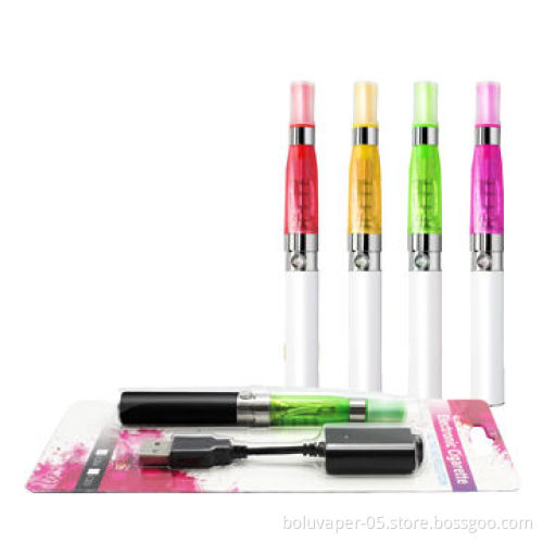 E Cigarette Kit with CE4 Atomizer eGo Battery, 650/900/1,100mAh Battery Capacities